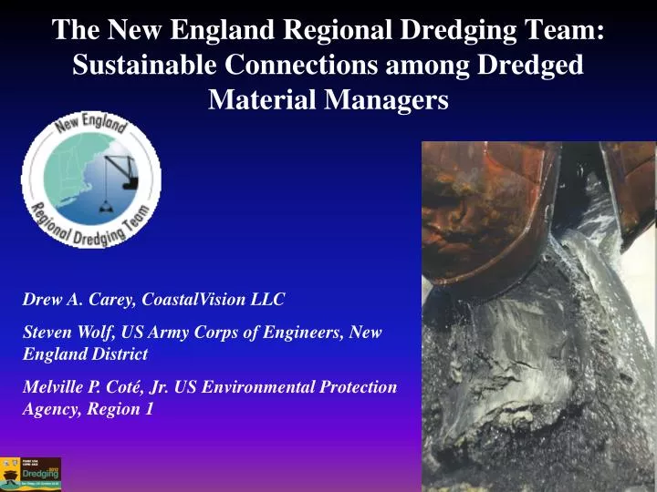the new england regional dredging team sustainable connections among dredged material managers