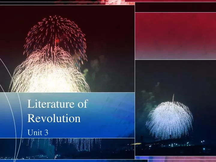 literature of revolution