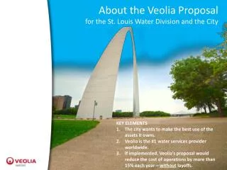About the Veolia Proposal for the St. Louis Water Division and the City