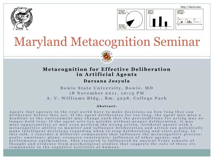 maryland metacognition seminar