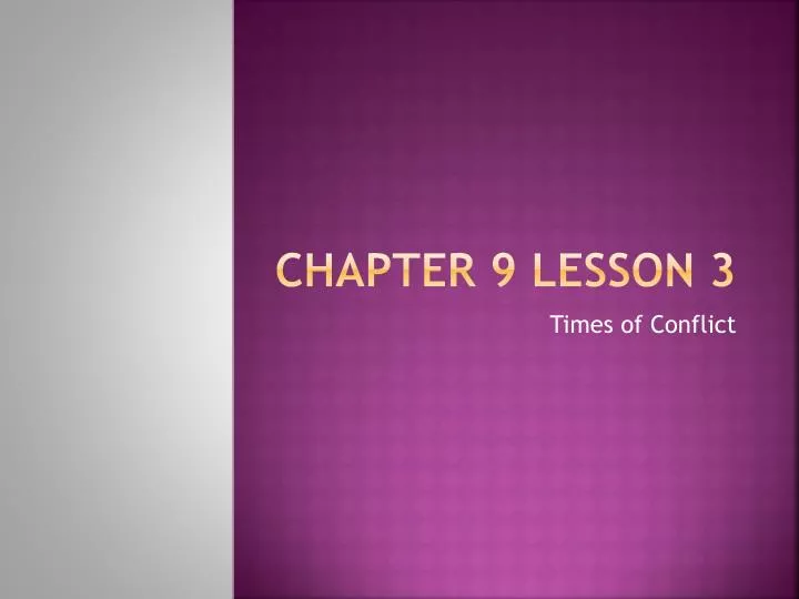 chapter 9 lesson 3