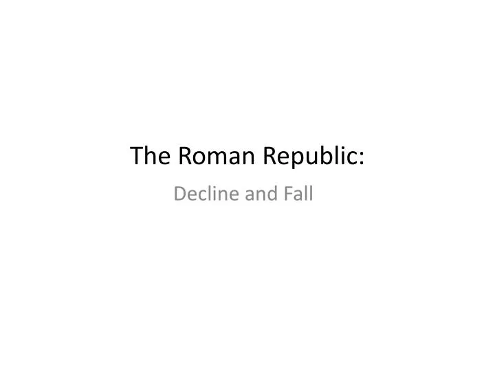 the roman republic