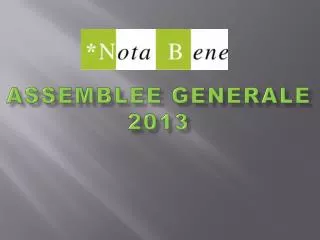 assemblee generale 2013