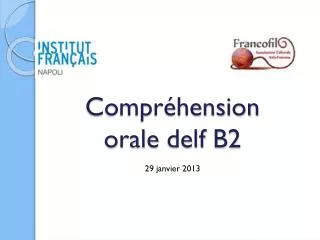 compr hension orale delf b2