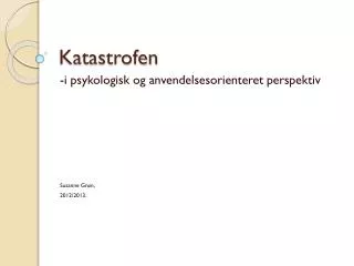 katastrofen