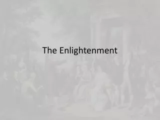 the enlightenment