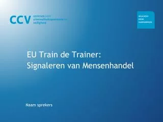 eu train de trainer