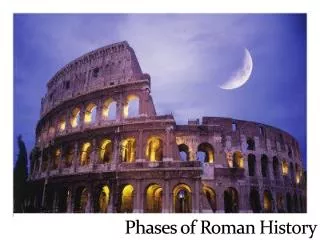 Phases of Roman History