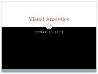 Visual Analytics