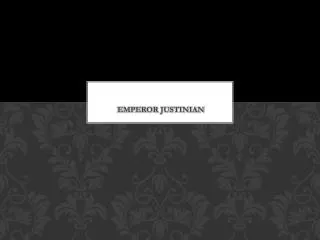 Emperor Justinian