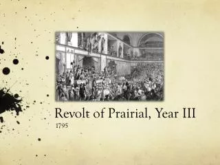 Revolt of Prairial , Year III