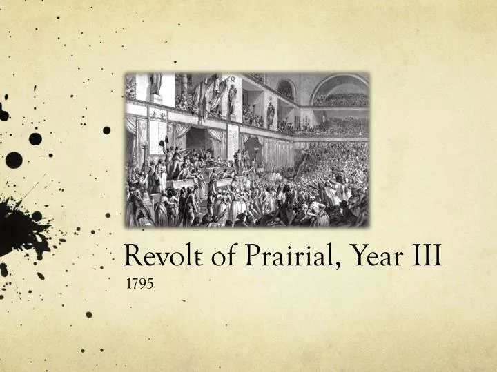 revolt of prairial year iii