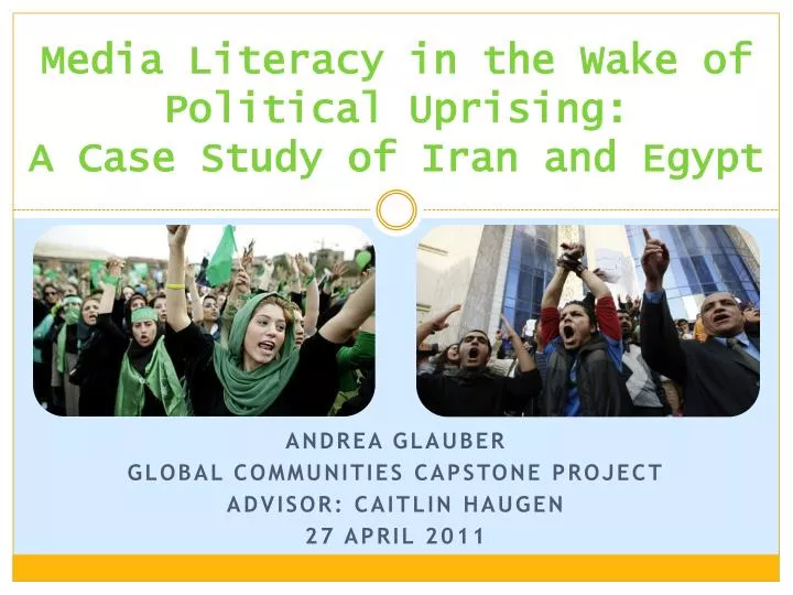 media literacy in the wake of political uprising a case study of iran and egypt