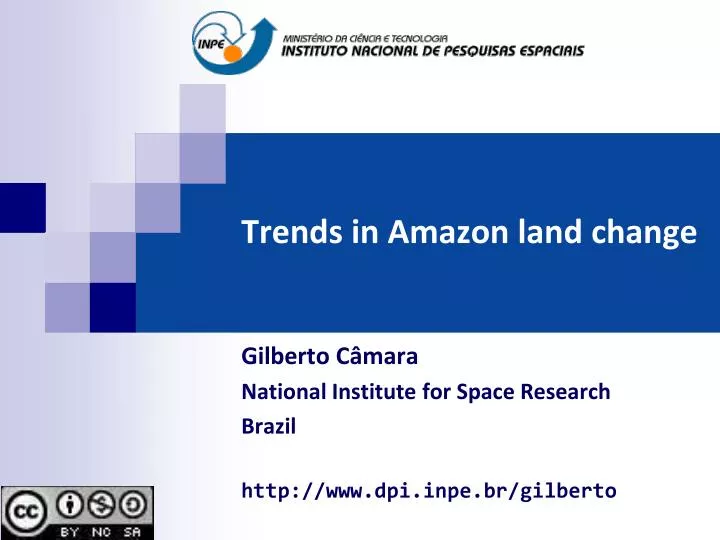 trends in amazon land change