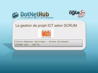 la gestion de projet ict selon scrum