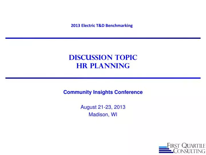 discussion topic hr planning