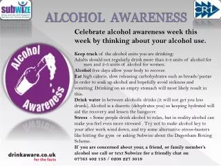 ALCOHOL AWARENESS