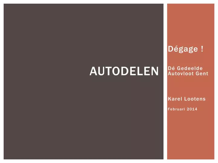 autodelen