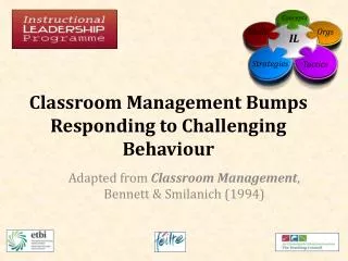 Classroom Management Bumps Responding to Challenging Behaviour