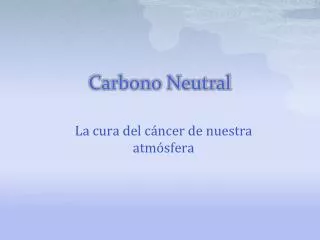 carbono neutral