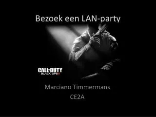 bezoek een lan party