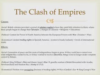 The Clash of Empires