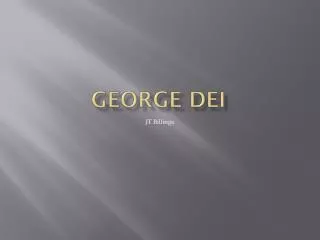 George Dei