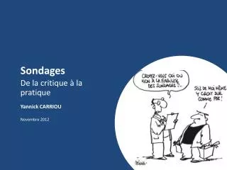 sondages