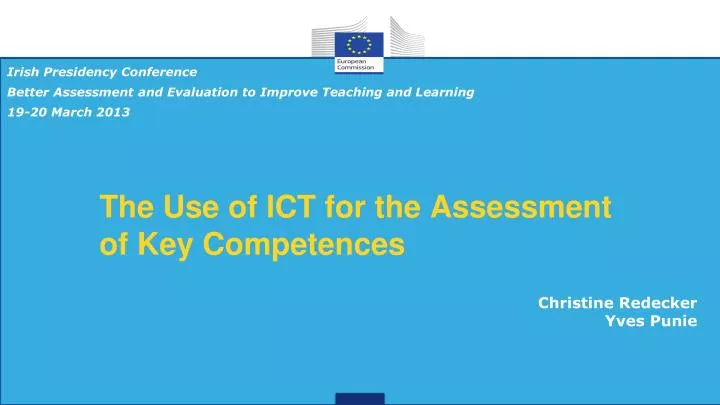 the use of ict for the assessment of key competences