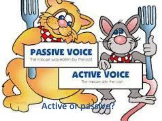 active or passive