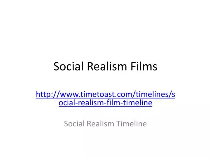 social realism films