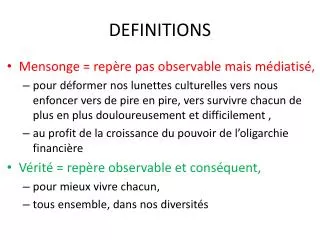 definitions
