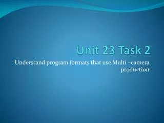 Unit 23 Task 2