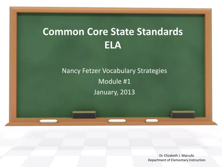 common core state standards ela