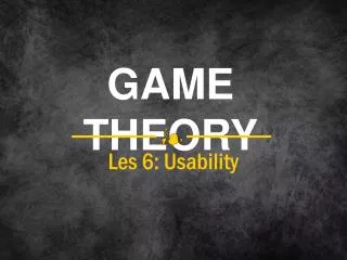 game theory