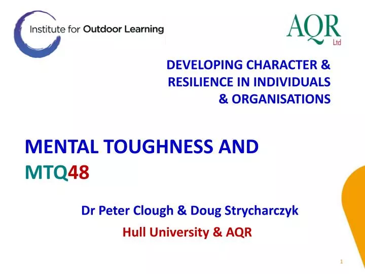 mental toughness and mtq 48