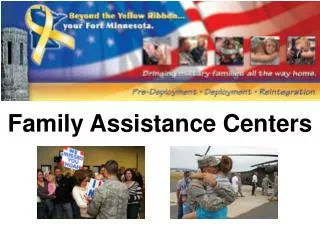 Family Assistance Centers