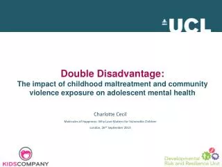 Charlotte Cecil Molecules of Happiness: Why Love Matters for Vulnerable Children