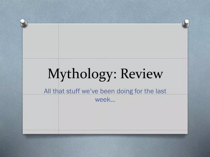 mythology review
