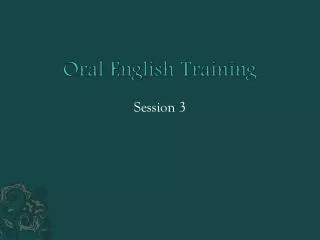 Oral English Training