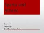 Sparta and Athens - slide 1