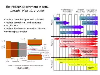 The PHENIX Experiment at RHIC Decadal Plan 2011–2020