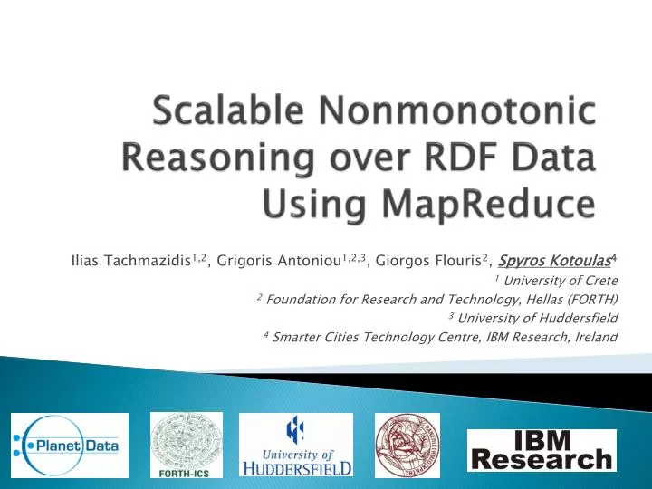 scalable nonmonotonic reasoning over rdf data using mapreduce