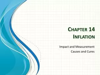 Chapter 14 Inflation