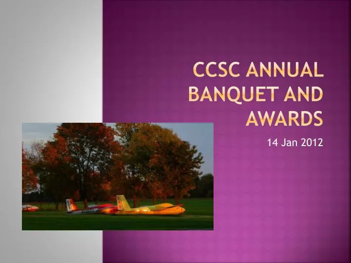 ccsc annual banquet and awards
