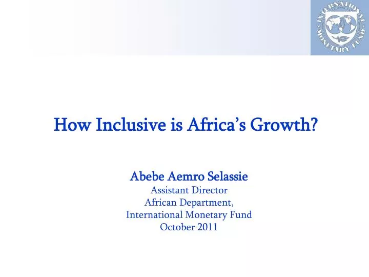how inclusive is africa s growth