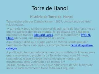 torre de hanoi