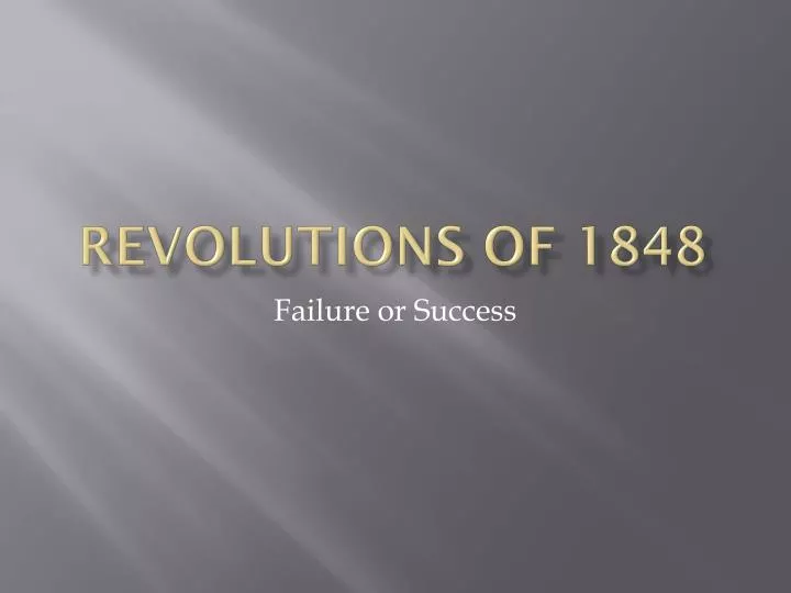 revolutions of 1848