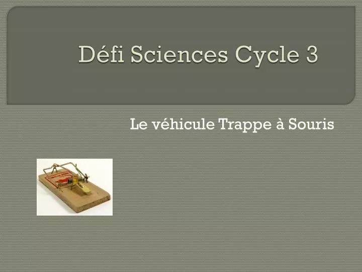d fi sciences cycle 3