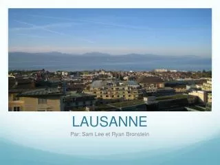 lausanne